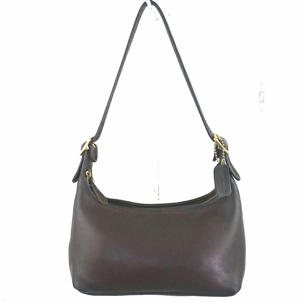 Coach Vintage Brown Leather Shoulder Bag Excellent